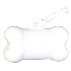 Bone Shaped Bag Dispenser w/ Bone Clip - 250 Piece Box