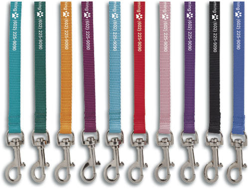 5' Bolt-Snap Leashes - 1 Side Personalization - 100 Piece Box